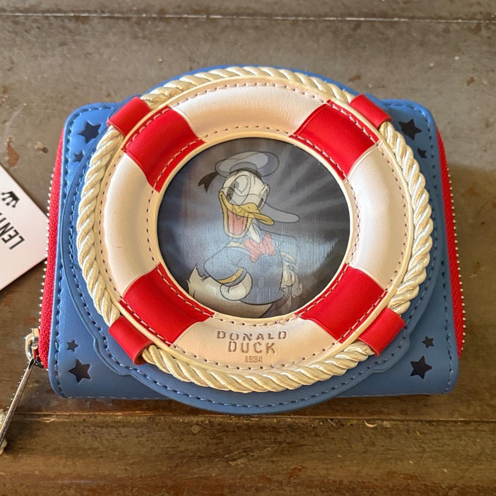 Loungefly Blue and Red Wallet